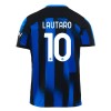 Virallinen pelipaita Inter Milan Lautaro Martinez 10 Koti 2023-24 Lyhythihainen - Miesten